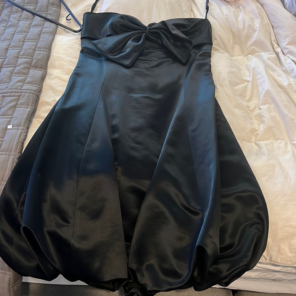 Trina Turk black strapless dress